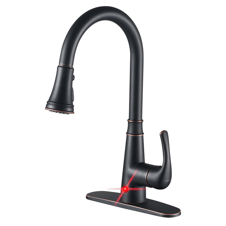 Cobbe Pull Down Touchless Kitchen Faucet & Reviews Wayfair